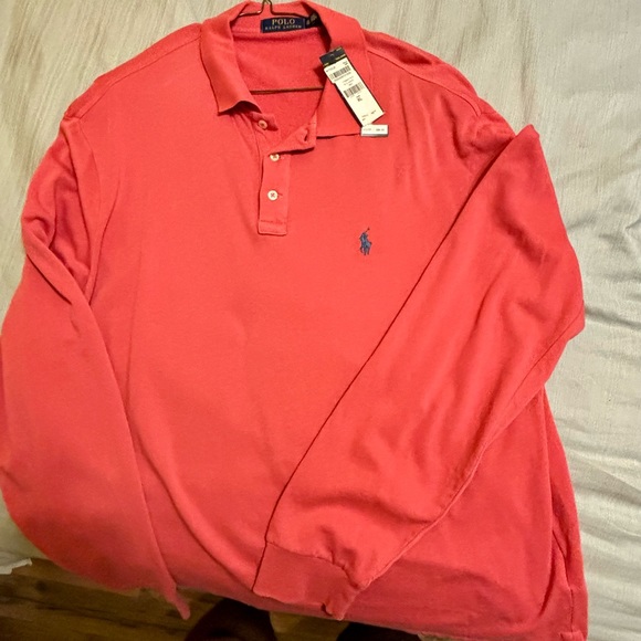 RALPH LAUREN POLON SHIRT LONG SLEEVE SIZE XL - Picture 1 of 4